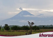 Kaget! Gunung Semeru Erupsi 2 Kali, Abu 800 Meter Menerangi Langit!