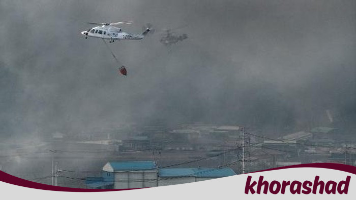 1.500 Warga Korsel Dilarikan dari Kebakaran Hutan yang Mengerikan