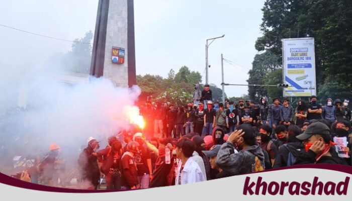 Demo Anarkis di Bogor Dibubarkan, Polresta Hingga Pedagang Jadi Korban Tragedi