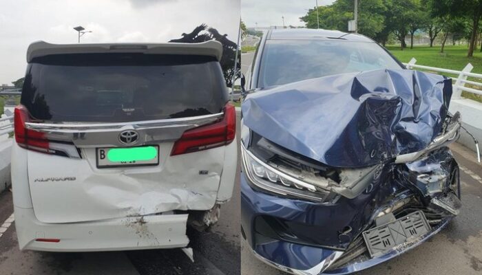 Insiden Pertabrakan Mobil Listrik dengan Alphard di Soetta: Akses Terminal 3 Terkena Imbas
