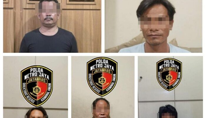 “Potret 5 Pelaku Pembakar Mobil Polisi di Depok: Aksi Brutal yang Jadi Sorotan!”
