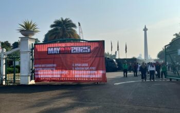 Aksi May Day di Monas Jadi Sorotan, Perjuangan Buruh Terus Berlanjut