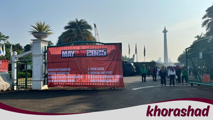 Aksi May Day di Monas Jadi Sorotan, Perjuangan Buruh Terus Berlanjut