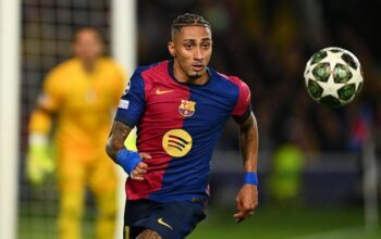 Inter Tahan Barcelona, Raphinha Rekam Sejarah Lewati Messi