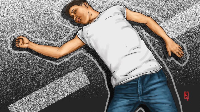 Tragedi Tak Terduga: Pria Tak Beridentitas Tewas di Kolong Flyover Angke
