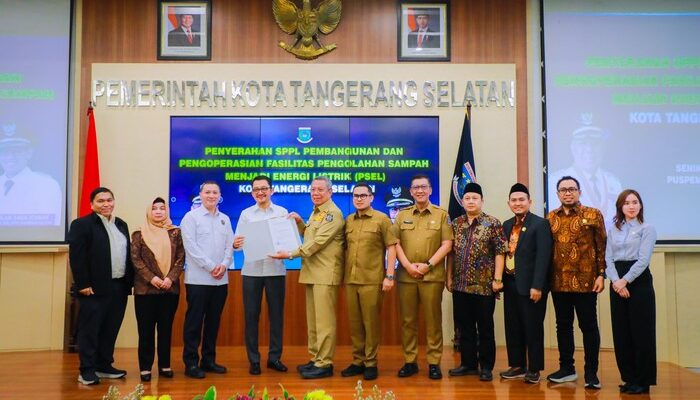 “Kontrak Diteken, Tangsel Berani Tantang Krisis Sampah dengan Listrik”