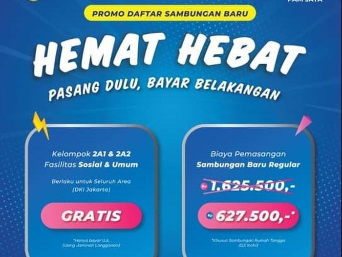 Gratis?! Sambungan Air PAM JAYA ini Syaratnya Wajib Tau!