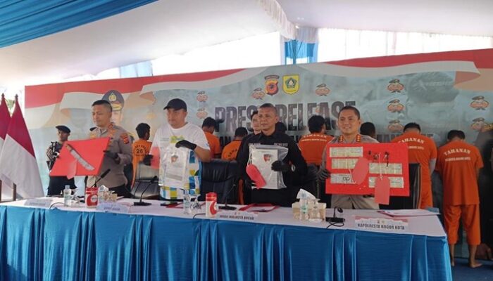 Polres-Polresta Bogor Kukuh Lawan Premanisme Matel, 109 Kendaraan Diamankan