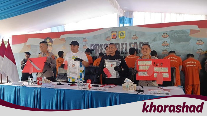 Polres-Polresta Bogor Kukuh Lawan Premanisme Matel, 109 Kendaraan Diamankan