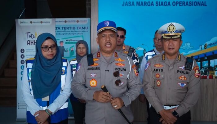 Arus Lalin di Tol di Bawah Juru Kunci Kakorlantas Selama Long Weekend