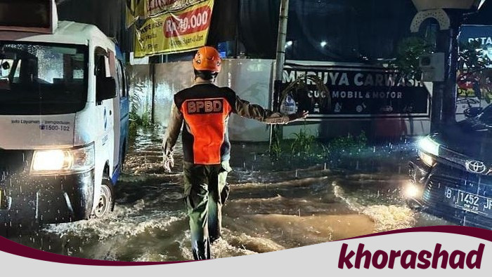 Banjir di Kolong Tol Meruya Jakbar Surut, Kendaraan Sudah Bisa Melintas - Update 3