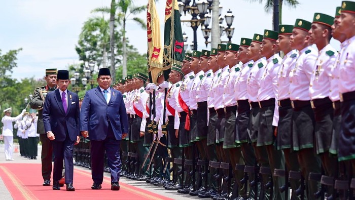 [Upacara Kenegaraan Menyoroti Hubungan Prabowo dan Sultan Brunei]