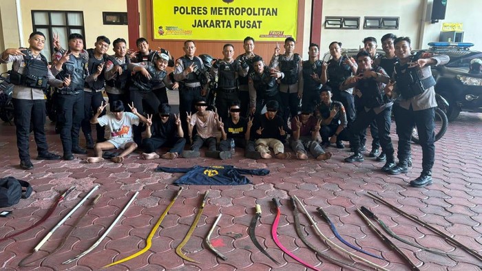 Tawuran Dibatalkan! 6 Remaja Dihentikan dengan Senjata Tirus di Kramat Senen