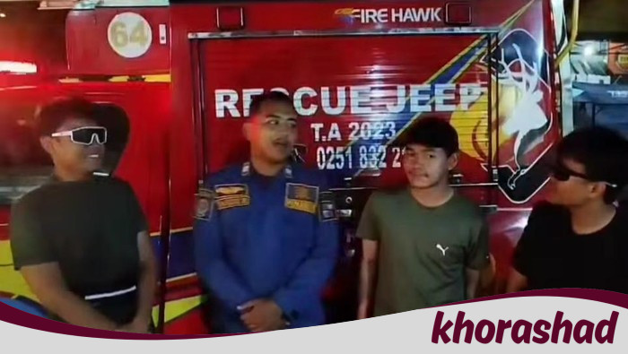 3 Remaja Bogor Terpaksa Meminta Bantuan Damkar Setelah Kehabisan Uang saat Lari Malam
