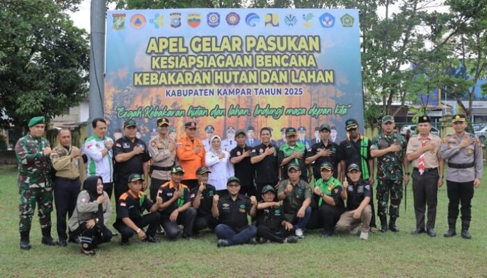 “Siaga Bencana, Polres Kampar Riau Tegakkan Kesiapsiagaan di Tengah Kemarau”