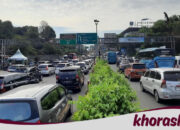 Kendaraan Arah Puncak Mengular 2,5 Km Saat Long Weekend, One Way Diberlakukan – Update 3