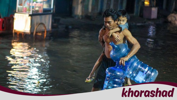 Banjir Rob Menerjang 2 RT di Penjaringan, Ketinggian Air 55 Cm