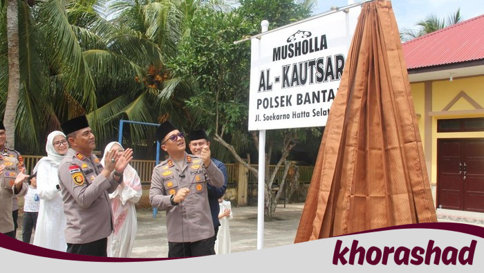 Idul Adha di Bengkalis: Polres Resmikan Musala dan Potong Hewan Kurban dalam Rangkaibat Gotong Royong #IdulAdhaBengkalis