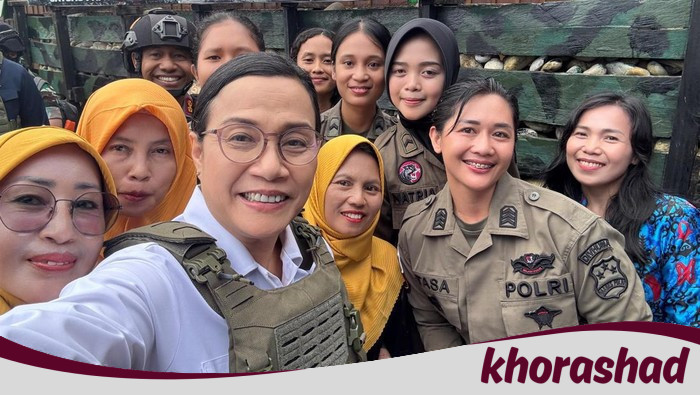 9 Polwan Brimob Berani, Menkeu Aman di Nduga, Operasi Damai Cartenz: Bukti Tangguh