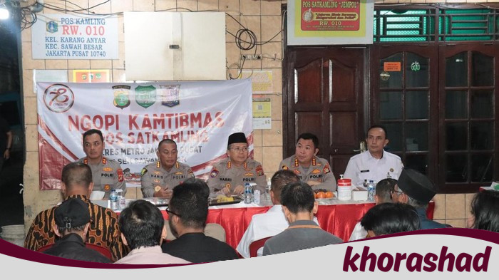 Polda Metro Ajak Warga Jakpus 'Ngopi' Bareng, Perkuat Kamtibmas di tengah Tren Kriminalitas