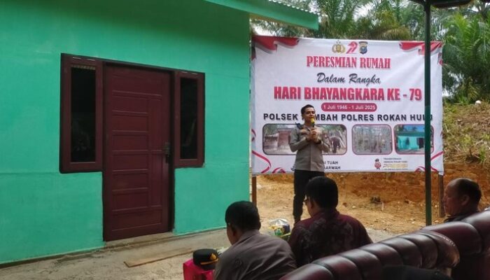 “Bedah Rumah oleh Polres Rohul, Kebanggaan Warga Rohul atas Kepedulian Polisi”
