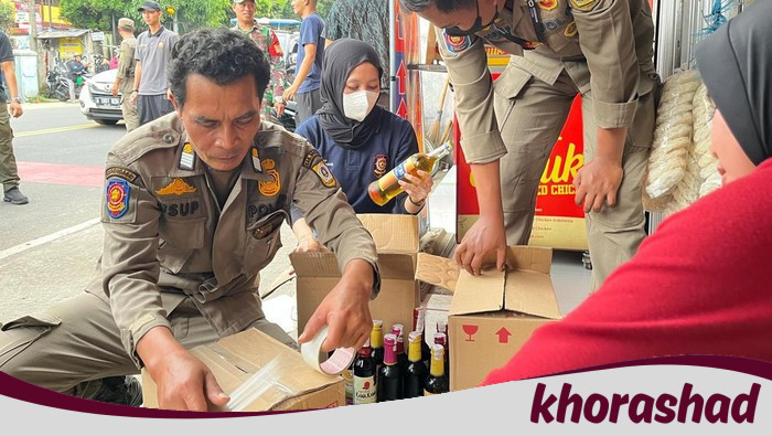 Ribuan Botol Miras Ilegal Ditemukan, Satpol PP Gerebek Penjual di Ciawi Bogor