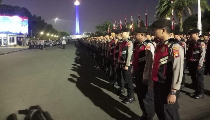 2.123 Personel Gabungan Berhasil Jaga Aman, Ribuan Wartawan Saksikan Solidaritas Bela Palestina di Monas