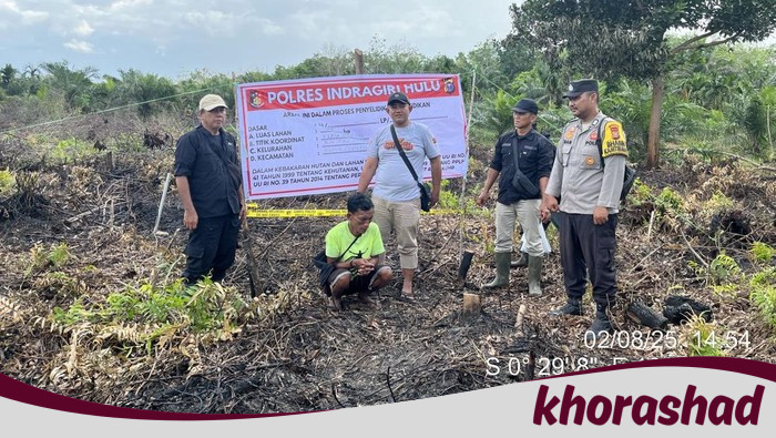 Pria di Inhu Ditangkap, Sebabkan Lahan Gambut Terbakar Selama 1 Jam!
