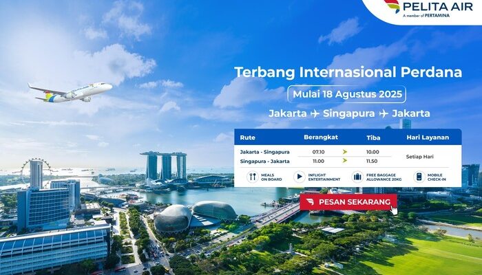 Pelita Air Buka Rute Internasional, Diresmikan Sehari Usai Hari Kemerdekaan – Update 2