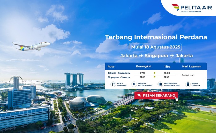 Pelita Air Buka Rute Internasional, Diresmikan Sehari Usai Hari Kemerdekaan - Update 2