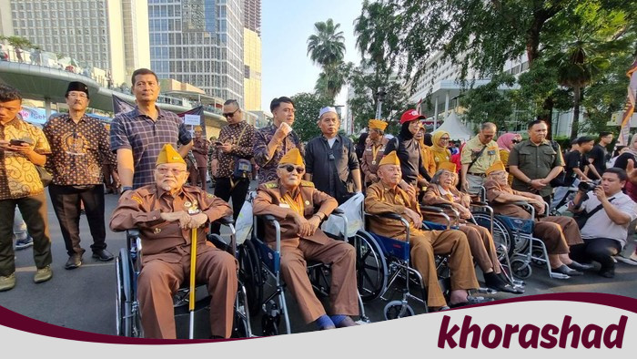 Para Veteran RI Kirab di CFD Bundaran HI: Semangat Mengabdi Tanpa Batas