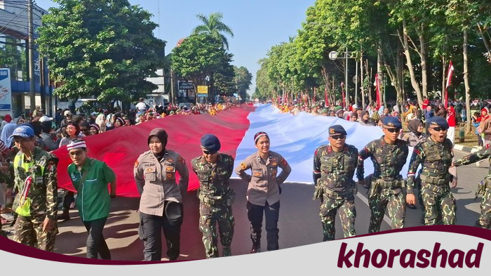 80 Tahun Kemerdekaan, Bendera 500 Meter di Bogor Ramaikan Peringatan HUT RI