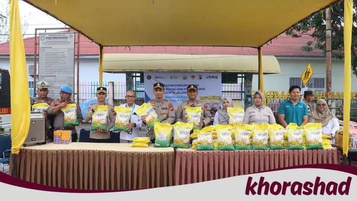 GPM Polres Dumai, Beras 5 Kilo Rp 60 Ribu Seret Perhatian, Warga Raup Ribuan Kilogram dalam Sekejap!