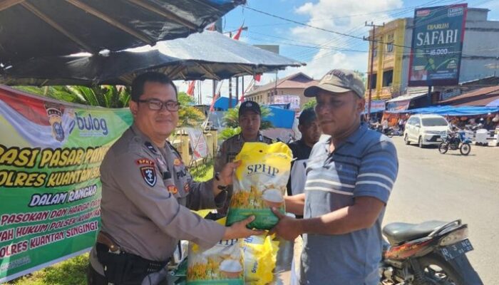 Operasi Pangan Murah Polres Kuansing, Wacana Baru Stabilitas Harga Beras