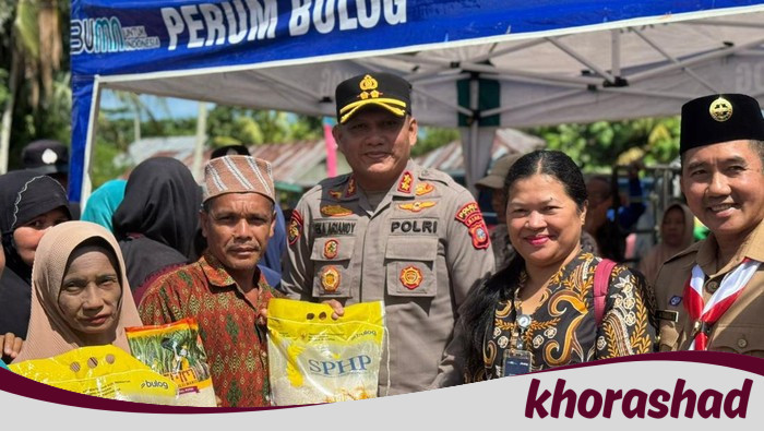 Sinergi Polisi dan Bulog: 4 Ton Beras Gratis untuk Warga Siak
