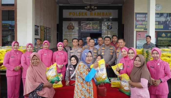 Dukung Kebutuhan Masyarakat, Polres Rohul Gelar GPM dan Berikan Beras Terjangkau kepada Ratusan Warga!