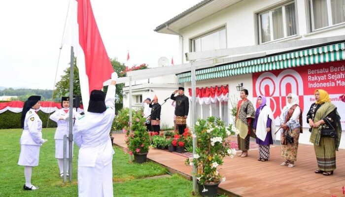 Ribuan Warga Negara Indonesia Bersuasana Meriah di Upacara HUT RI ke-80 di Swiss