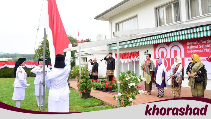 Ribuan Warga Negara Indonesia Bersuasana Meriah di Upacara HUT RI ke-80 di Swiss