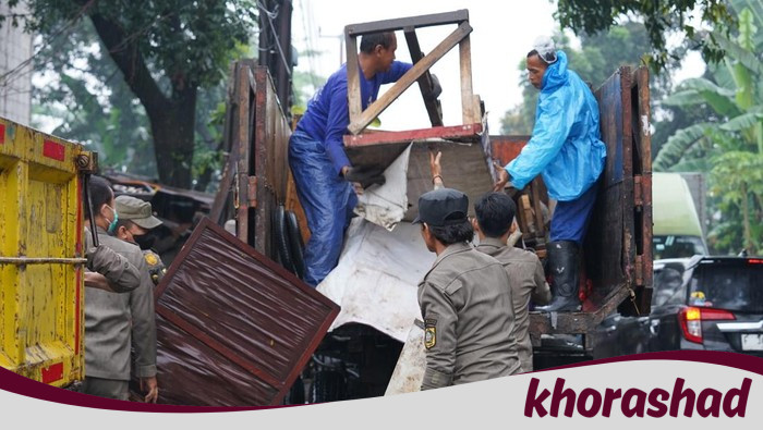 Bogor Rehat, Satpol PP Bongkar 50 Bangunan Liar, Termasuk 2 Pangkalan Ojek, Fenomena Apakah Ini?