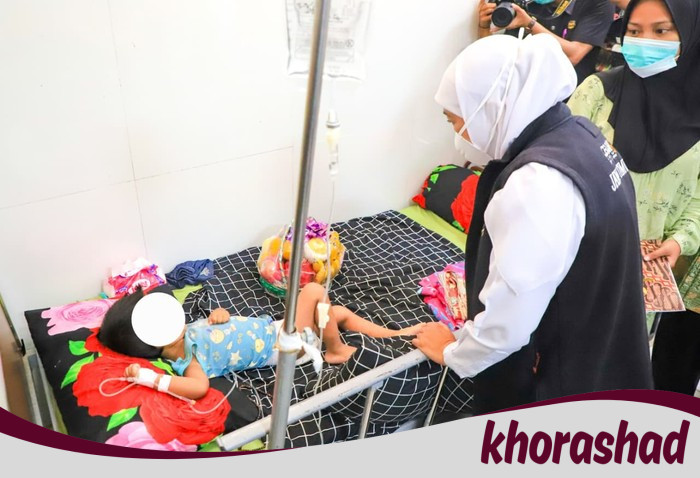 Khofifah Minta Perkuat Kolaborasi, Jadi Solusi Campak di Sumenep?