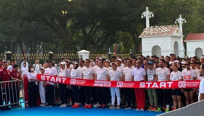 **Merdeka Run 2025 Dimulai, Menteri-Menteri Kabinet Merah Putih Berlari di Depan!**