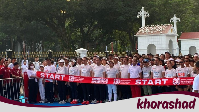 **Merdeka Run 2025 Dimulai, Menteri-Menteri Kabinet Merah Putih Berlari di Depan!**
