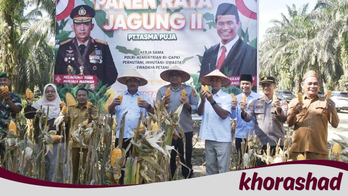 Polres Kampar Berkontribusi 3 Ton Jagung Pipil, Kuatkan Ketahanan Pangan Riau