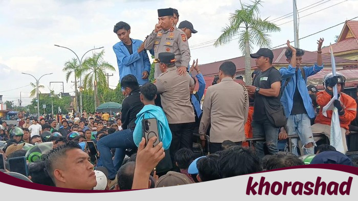 Kapolda Riau Ajak Ojol dan Mahasiswa Diskusi, Demo Berlangsung Tanpa Konflik