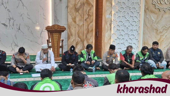 Doa Bersama untuk Affan, Polresta Bogor Bersatu dengan Ojol, Brimob dan Kodim 0606