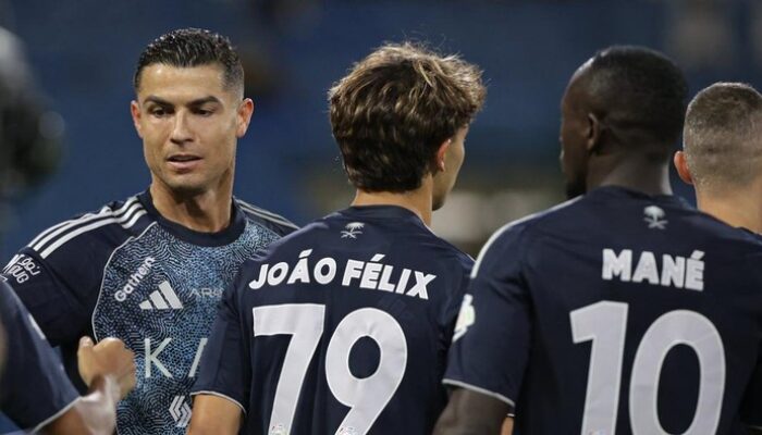 **Joao Felix dan Ronaldo Bersinar, Al Nassr Kecayangkan Al Taawoun 5-0**