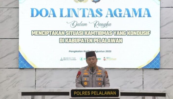 “Polres Pelalawan Bersatu untuk Doa yang Membangun Kebangsaan”