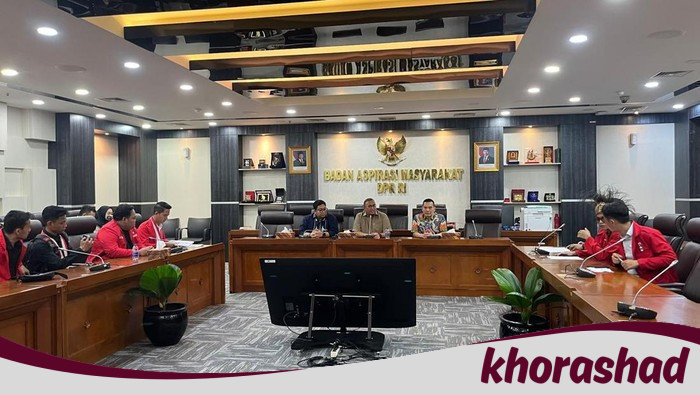 Wakili Pimpinan Dewan, Andre Rosiade-Daniel Johan Terima Dukungan GMNI di DPR
