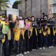 BEM SI Protes di DPR, Aksi Damai dengan Poster ‘Selamatkan Indonesia’