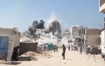 **Israel Kembali Serang Gedung Pencakar Langit di Gaza, Menara Soussi Jadi Sasaran**